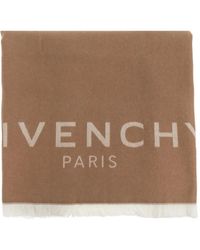 Givenchy - Logo Fringed Scarf - Lyst