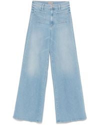 Mother - Patch-Pocket Undercover Sneak Jeans - Lyst