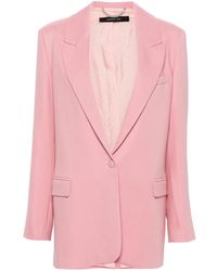 FEDERICA TOSI - Peak-Lapels Single-Breasted Blazer - Lyst