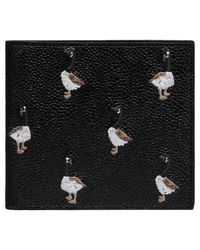 Thom Browne - Portemonnaie Mit Gänse-Print - Lyst