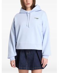 Lacoste - Logo-Patch Drawstring Hoodie - Lyst