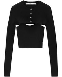 Alexander Wang - Survêtement En Maille Nervurée - Lyst