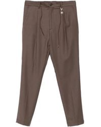 Manuel Ritz - Seoul Drawstring Flannel Trousers - Lyst