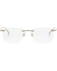 Dunhill - Rahmenlose Brille aus Titan - Lyst