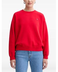 Levi's - Everyday Logo-Patch Crew-Neck Sweater - Lyst