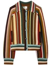 Paul Smith - Merino Wool 'Signature Stripe' Cardigan - Lyst