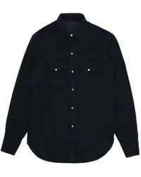 Fortela - Corduroy Flap-Pocket Shirt - Lyst