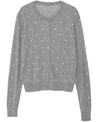 JNBY - Polka-Dot Cardigan - Lyst