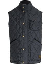 Polo Ralph Lauren - Gesteppte Weste mit Logo-Patch - Lyst