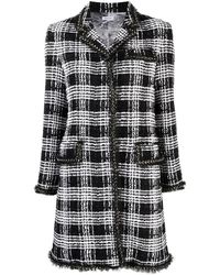 Thom Browne - Robe En Tweed Chesterfield À Coupe Mi-Longue - Lyst
