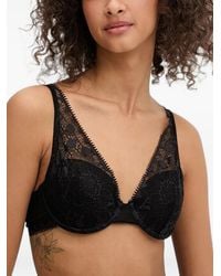 Chantelle - Soutien-Gorge Day To Night À Armatures Et Superposition En Dentelle - Lyst