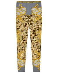 Versace - Leggings Con Stampa Barocca - Lyst
