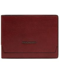 Piquadro - Solm Leather Wallet - Lyst