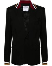 Moschino - ストライプ シングルジャケット - Lyst