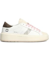Date - Hill Plateau-Sneakers mit Glitterstreifen - Lyst