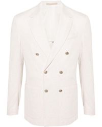 Eleventy - Double-breasted Blazer - Lyst