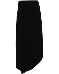 GAUGE81 - Ribbed Asymmetric Skirt - Lyst