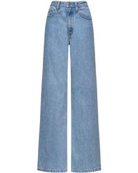12 STOREEZ - 415 Organic Cotton Wide-leg Jeans - Lyst