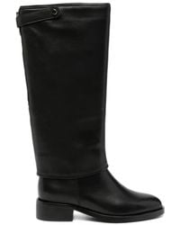 Linda Baumann - Fold-Over Zip-Fastening Boots - Lyst
