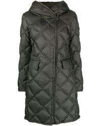 Peuterey - Hooded Quilted Coat - Lyst