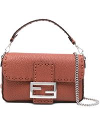 Fendi - Mini Baguette Tote Bag - Lyst