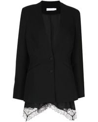 Jonathan Simkhai - Collarless Single-Breasted Jacket - Lyst