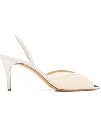Andrea Wazen - Katy Mesh Slingback Sandals - Lyst