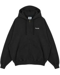 Vetements - Logo-Print Zip-Up Hoodie - Lyst