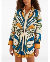 FARM Rio - Tropical Graphic Collared Buttoned Shirt - Lyst