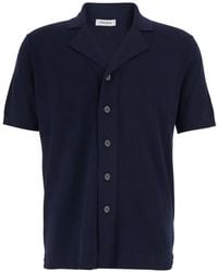 Kangra - Button-Down Short-Sleeve Cotton Shirt - Lyst