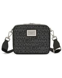 Dolce & Gabbana - Gecoate Jacquard Messenger Bag - Lyst