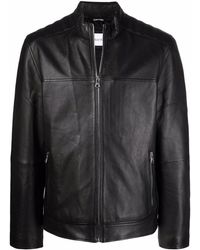 Men's Calvin Klein Leather jackets from $195 | Lyst