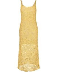 Fabiana Filippi - Open-knit Cotton Dress - Lyst