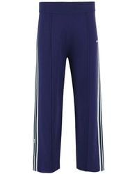 Autry - Striped Logo-Embroidered Track Pants - Lyst