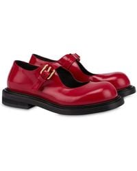 Moschino - Olivia Buckled Loafers - Lyst