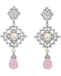 Anabela Chan - 14K And Rhodium Vermeil Pixelise Multi-Stone Earrings - Lyst