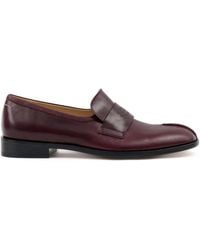 MM6 by Maison Margiela - Leather Loafers - Lyst