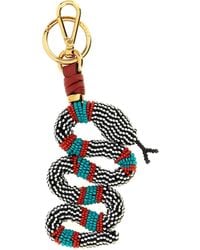 Etro - Beaded Snake Keyring - Lyst