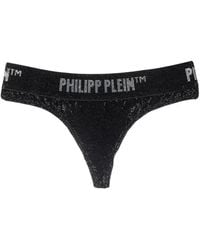 Philipp Plein - String Métallisé À Ornements En Cristal - Lyst