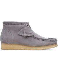 Clarks - Wallabee Round-Toe Boots - Lyst