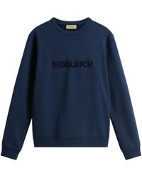 Woolrich - Sweater Met Logopatch - Lyst