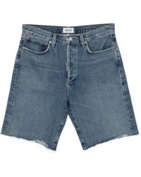 Agolde - Anson Frayed Shorts - Lyst