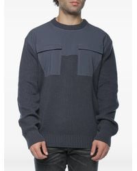 G-Star - Pullover Mit Gewebten Einsätzen - Lyst