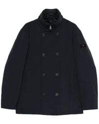 Peuterey - Double-Breasted High-Neck Coat - Lyst