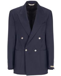 Briglia 1949 - Double-Breasted Peak-Lapels Blazer - Lyst