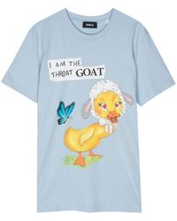 Egonlab - T-Shirt mit Enten-Print - Lyst