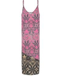One Teaspoon - Midi-Jurk Met Print - Lyst
