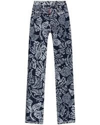 DSquared² - Dalma Printed Trousers - Lyst