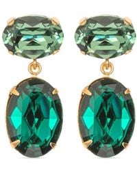Jennifer Behr - Lenora Oval Earrings - Lyst