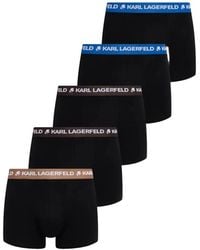 KARL LAGERFELD - Logo-Waistband Boxers (Set Of Five) - Lyst